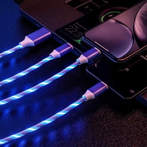 1PCS Phone Cable USB Data Line Car Streamer Data Cable Phone Charging Fast Charging Data Line Auto Accessories