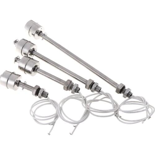 1PC Stainless Steel Float Switch Tank Liquid Water Level Sensor Double Ball Float Switch Tank Pool Flow Sensors