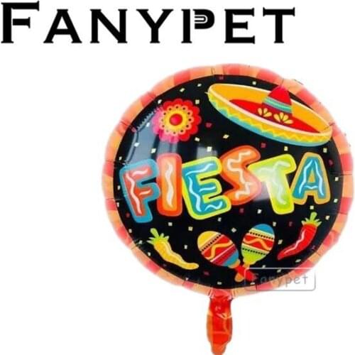 10 pcs 18'' fiesta round shape balloons Lets Avocado Balloons for birthday party decorations kids Event Party Supplies