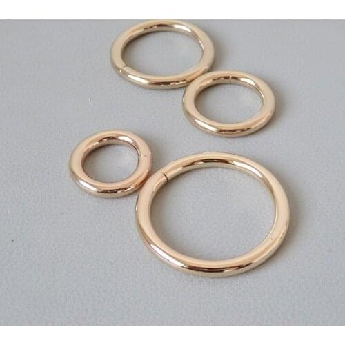 10Pcs/Pack Metal O Ring Buckle Loop Clasp For Bag Backpack Accessories Straps Belt Pet Dog Collar Harness Garment Hardware