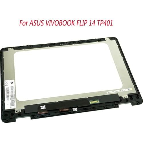 14 INCH LCD LED SCREEN For ASUS VIVOBOOK FLIP 14 TP401 TP401C TP401N lcd matrix touch digitizer Assembly 1366x768 NT140WHM-N44