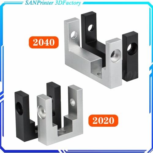 3D BLV Ender-3 series 3D printer parts 2020 2040 fixed block outline, MGN12 linear guide fixed block, SLVER high quality