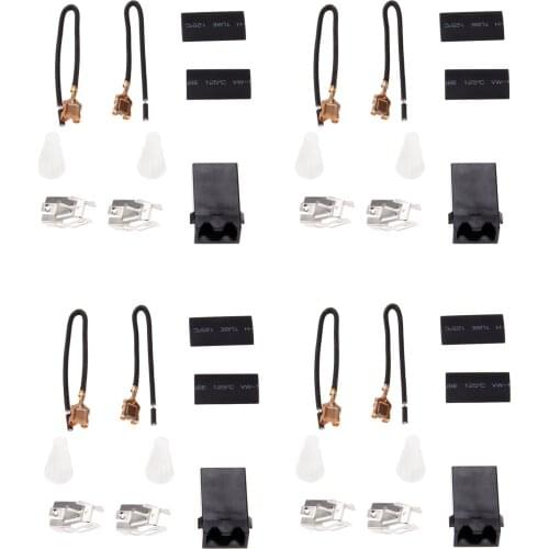 4 Sets Electric Stove Range Burner Receptacle Kit 330031 Fit For Whirlpool Kenmore