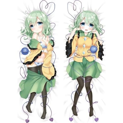 Anime TouHou Project Komeiji Koishi Dakimakura Hugging Body Pillow Case Female Otaku Throw Bedding Pillow Cover