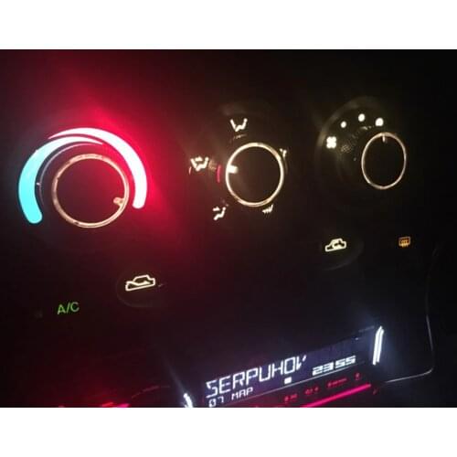 Car Switch Knob Knobs Heater Heat Climate Control Buttons Dials Frame A/C Air Knob for Daewoo Matiz Chevrolet Joy Exclusive 98