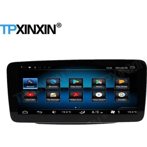 256G 1 DIN Car Radio Receiver Android 11 Auto For MERCEDES BENZ CLA C117 GLA X156 A Class W176 2013 2014 2015-2019 GPS Head Unit