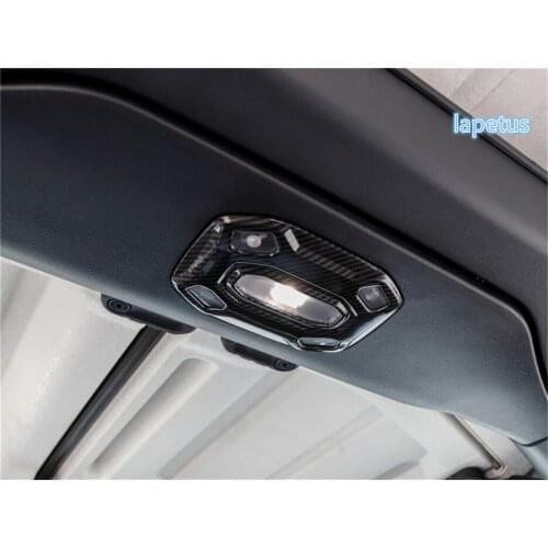 Lapetus Colorful Front & Center & Rear Roof Reading Lights Lamp Decoration Frame Cover Trim ABS For Jeep Wrangler JL 2018 - 2020