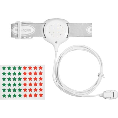 Bedwetting Alarm Enuresis Alarm Bed Wetting Alarm Diaper Sensor with Light Sound and Vibration for Boys Girls Children Adults