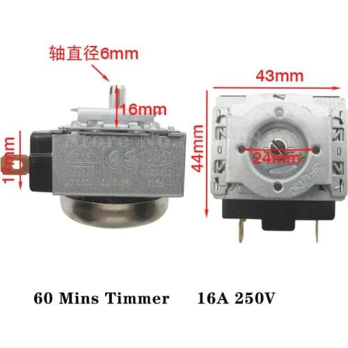 DKJ/1-60 Minutes Electric Pressure Cooker Timer Switch Microwave Oven Mechanical Rice Cooker Timer Switch Professional Wholesale