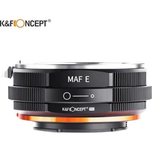 K&F CONCEPT MAF-E Sony Alpha A Mount and Minolta AF lens to NEX E mount Camera for AF lens to Sony NEX E Camera
