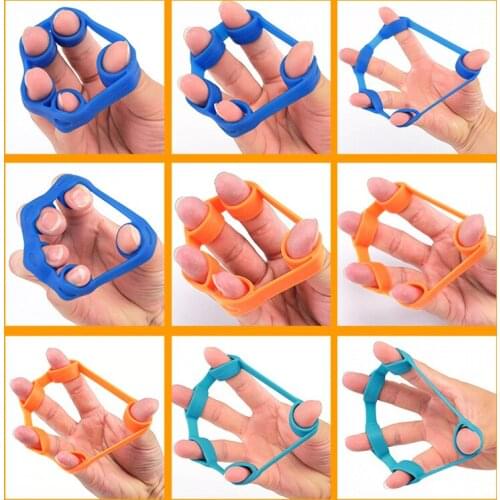 Daily life creative silicone products finger exercise tension ring silicone palm-point toys