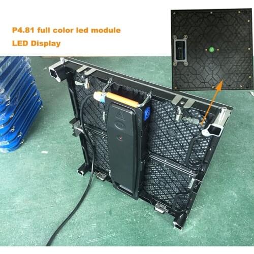P4.81 indoor led module 250*250mm 1/13S 52*52 pixel full color led display matrix panel pantalla led sign P3.91 P3 ali express