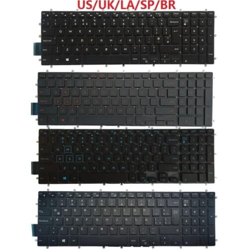 US New Keyboard for Dell Inspiron 15 5565 5567 Gaming 7566 7567 17 5765 5767 laptop keyboard black