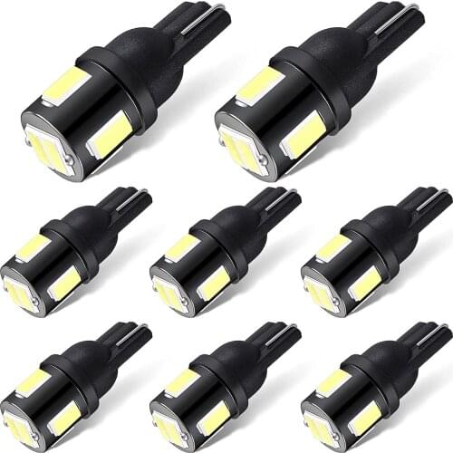 10pcs T10 W5W Led Bulb 194 168 Parking Lamp Car Interior Light For Toyota Camry CHR Auris Hilux Prius Celica Ipsum Verso Wish