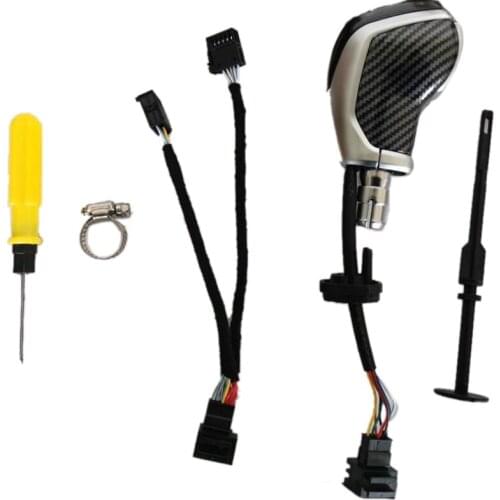 LED Gear Shift Knob for Golf Passat Tiguan 2 T-Roc Skoda Superb Kodiaq MQB DSG Electronic Shift Handle