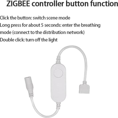 Mini Tuya 3.0 Zigbee Smart RGB Light Strip 5-24V LED RGB Controller Smart Life App Control Work With Alxea Google Home