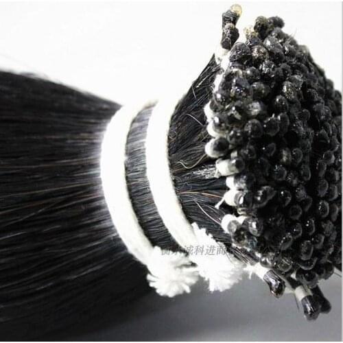 High quality 100g natural black Mongolia horse tail violin &viola&cello bow hair violin parts&accesories