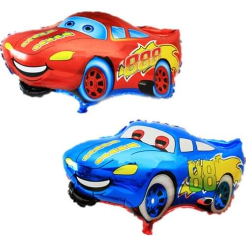 1pcs McQueen Car Theme Foil Balloon Foil Balloons Cake baby Party Supplies Birthday Party Decoration Kids Toy Globos