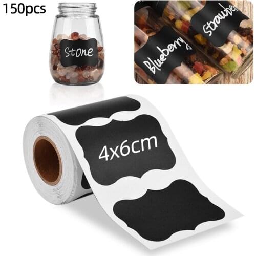 150pcs Spice Stickers Pantry Labels Jars Spices Stickers Kitchen Organizers Storage Jar Sticker Removable Chalkboard Spice Tag