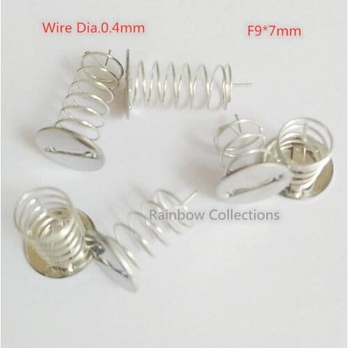500PCS 9*7mm, Wire Dia.0.4mm, Touch spring/Compression spring for household appliance for PCB board