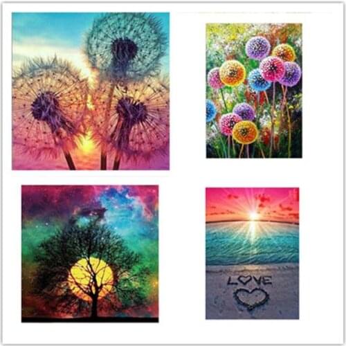 5D Diamond Painting Full Drill Crystal Rhinestone Embroidery Cross Stitch Arts Craft Landscape Wall Decor #138
