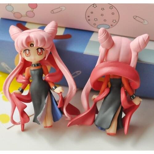 7CM NEW Sailor Moon Figures Tsukino Usagi Sailor Anime PVC Model Dolls Toys Creative Collection Cake decoration Gift For Girl