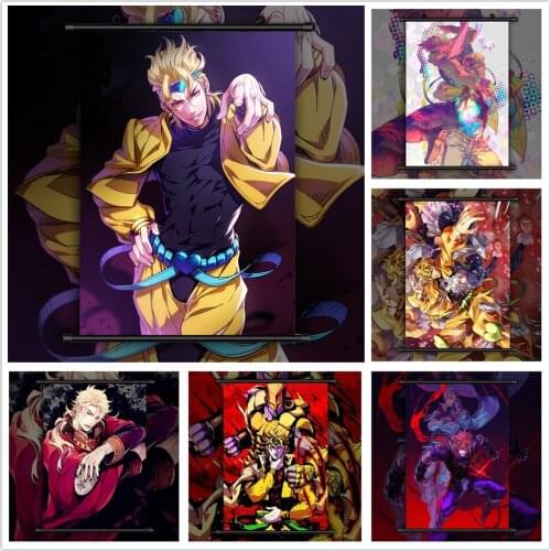 JoJos Bizarre Adventure DIO BRANDO Anime manga wall Poster Scroll