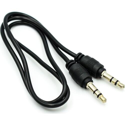 3.5mm male to male pair recording frequency line AUX audio line car stereo 3.5mm3 audio line 0.5 meters