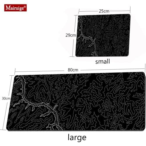 Black and White Texture Gaming Accessories Mouse Pad Oversized Computer Mouse Pads Desktop Keyboard Pad Wristband Thickening XXL