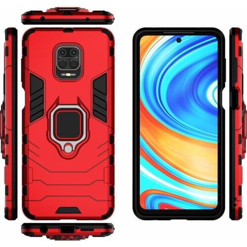Phone Holder Finger Ring Case for Xiaomi Redmi Note 9s Magnetic Armor Cover on the for Xiomi Redmi Note 9S 9 S Funda Capa Coque