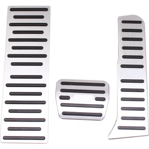 Car Accessories Aluminum alloy For Audi Q3 A3 TT AT 2005-2013 Auto Transmission Accelerator Brake Footrest Pedal Pad stickers