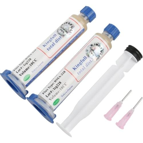 2pcs/lot KINGBO RMA-218 10cc Flux Paste/BGA Flux Paste For BGA Solder Station Soldering Tin Cream