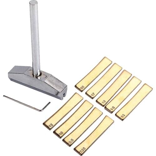 Guitar DIY Repair Tool Guitars Fretboard Insert W/ Fret Luthier Tool Metal