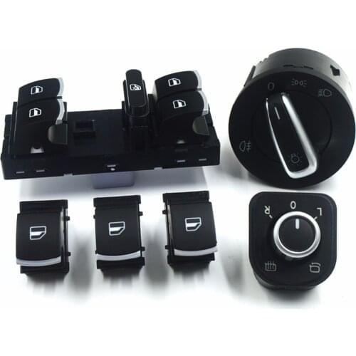 Mirror Headlight Fog Lamp Window Control Button Switch for Volkswagen VW jetta III golf GTI 6 tiguan passat b6 B7 CC 3C8941431B