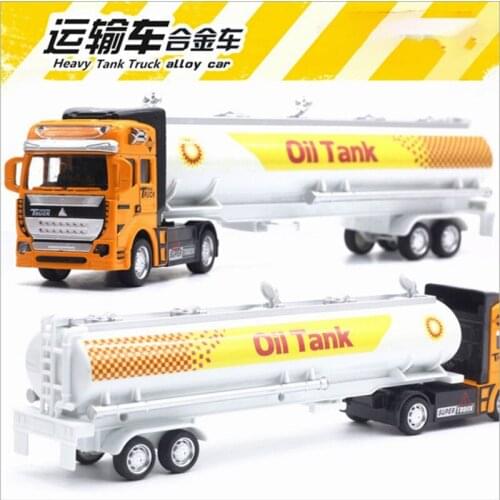 Diecast Model Cars Scania Truck Trailer Container Container Foton Truck Oil Tank Adult Collection Toy Tools Gift Static Display
