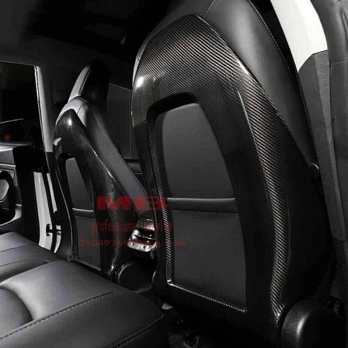 Model 3 carbon seat back cover trim