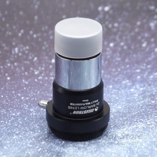 Celestron 1.25" 2x Barlow Lens Fully Multi Coated Metal M42x0.75 Thread Astronomy Monocular Binoculars Telescope Eyepiece