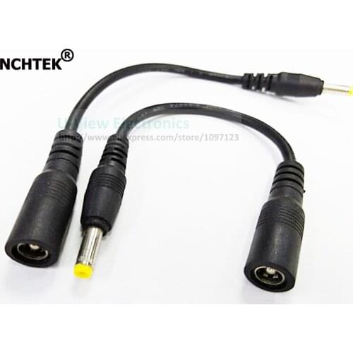 NCHTEK Straight DC 4.0*1.7mm Male to DC 5.5*2.5mm Female Power Connector Cable, DC Adapter Cable/Free Shipping/30PCS