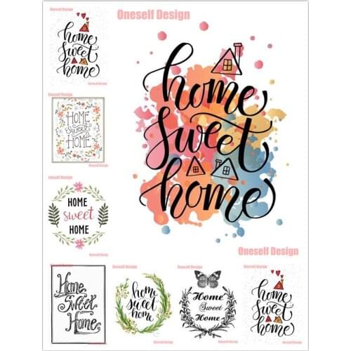 Popular home sweet home 5d diamond embroidery full set 5d diamond painting full set house rhinestone pictures beaded embroidery