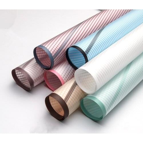 20pcs/lot Translucent Matte Paper 58*58cm OPP Plastic Waterproof Flower Wrapping Paper Gift Bouquet Packing Paper