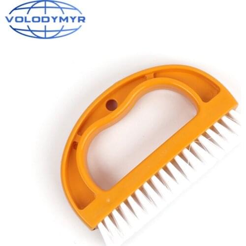 Car Wash Brush Orange Auto Detailing Wheel Cleaner Detailer Interior Accessories for Carwash Carcleaning