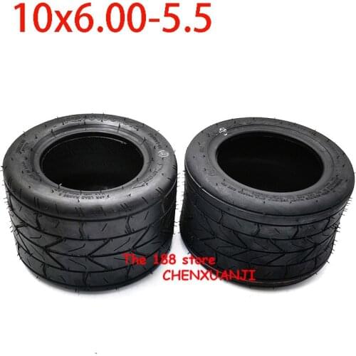 10 inch widened tire 10x6.00-5.5 for motorcycle vacuum Road tire tubeless tire wheel