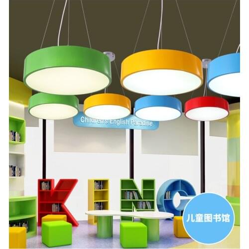 Modern lighting designer lights for kidsroom kindergarten eye protection LED light lustre infantil de quarto lampe led suspendue