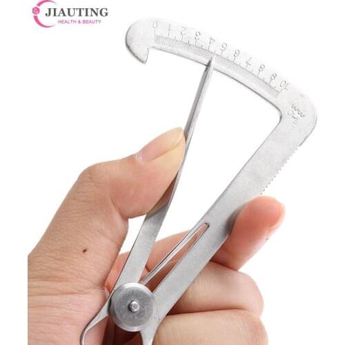 Stainless Steel Autoclavable Dental Gauge Caliper Dental Surgical Dentist Lab Dental Ruler 0-10mm Surgical Ruler Measuring Tool