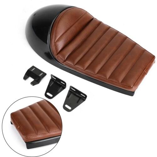 Artudatech Universal Cafe Racer Seat Retro Vintage Cushion Scrambler Saddle Bench for Yamaha for BMW for SuzukI Motorcycle Parts