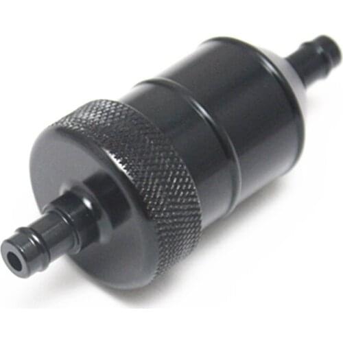 Universal Motorcycle Petrol Gas Fuel Gasoline Oil Filter with Aluminum Alloy Housing for Scooter Motorcycle Dirt Bike