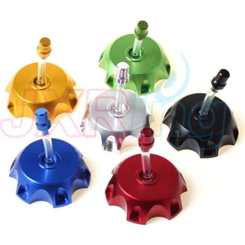 Universal Dirt bike Pit Bike Motorcross Aluminum CNC Alloy Fuel Gas Tank Cap For CRF50 70 Chinese dirt bike 90 110 125 160cc