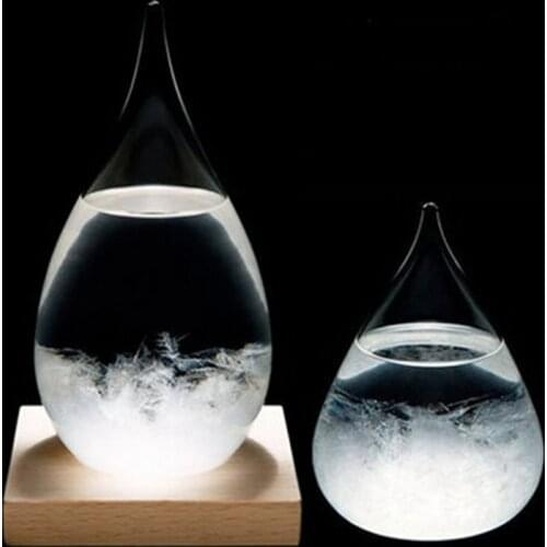 Weather Forecast genuine creative storm water droplets bottle bottle glass bottle fly Forecast Wedding decoration