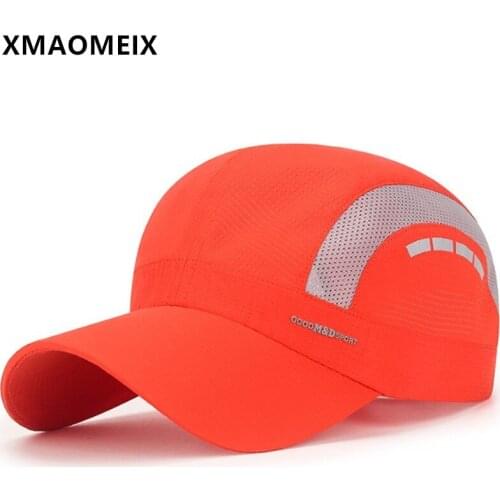 XMAOMEIX New Summer Couple Mesh Hat Snapback Cap Men Women Ultra-thin Breathable Baseball Cap Bone Adjustable Size Sports Caps