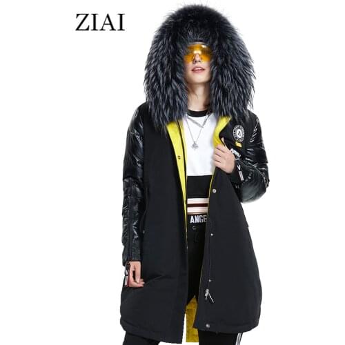 Ziai Women's Down Jackets With Fur